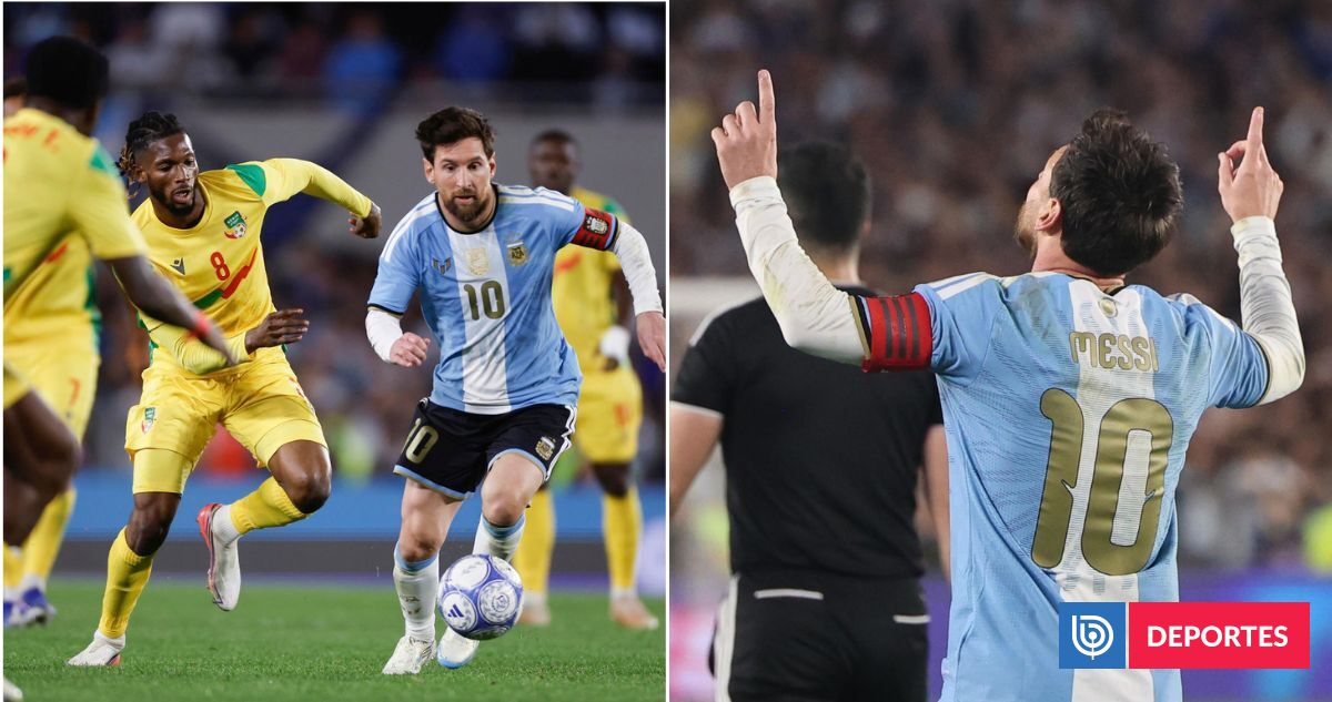 Con gol de penal y árbitros chilenos: Messi tuvo emotiva despedida de Argentina con triunfo a Benín