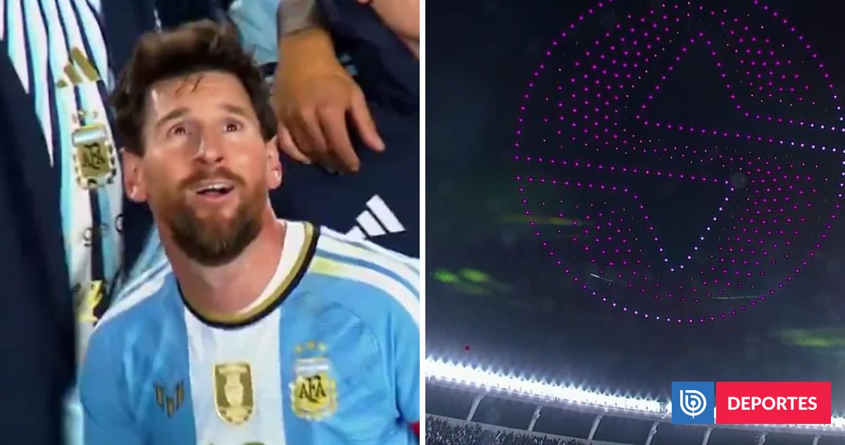 Todos esperaban homenaje a Messi: marca opacó show de drones en su despedida y enfureció a hinchas
