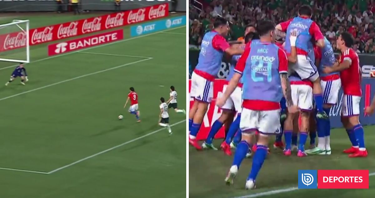 Combinación letal y golazo de Gutiérrez: el tanto de Chile para aventajarse en amistoso ante México