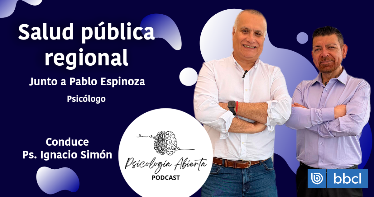 Salud pública regional con el psicólogo Pablo Espinoza