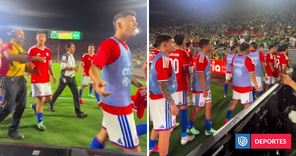 Videos muestran cómo jugadores de La Roja intervinieron por pelea de hinchas con mexicanos en amistoso