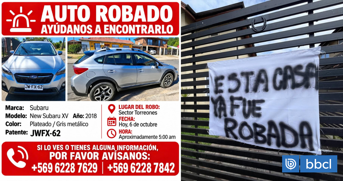 "Esta casa ya fue robada": ola de robos preocupa a vecinos del sector Torreones de Concepción