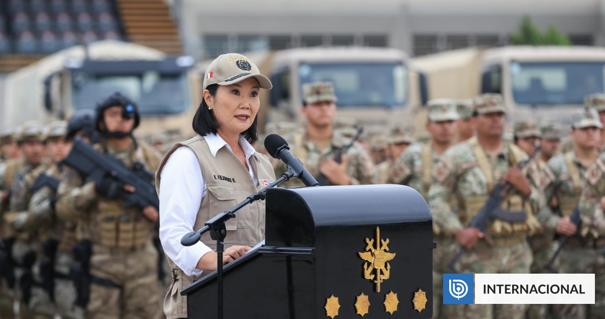 "Pueblo de Perú está desesperado": Fujimori lanza plan contra delincuencia y pide apoyo a otros países