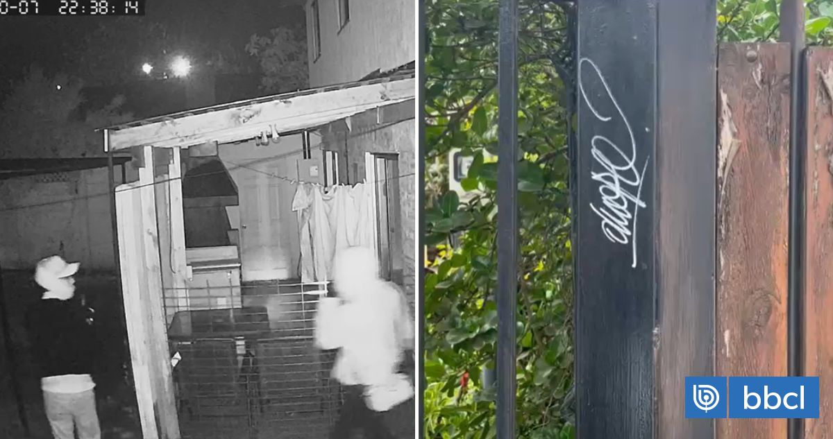 Investigan grafiti en casa que sufrió violento asalto en San Bernardo: sería "marca" de delincuentes