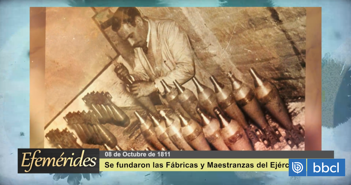 Efemérides 08 de octubre de 1811: Se creó una fábrica de armas para el Ejército