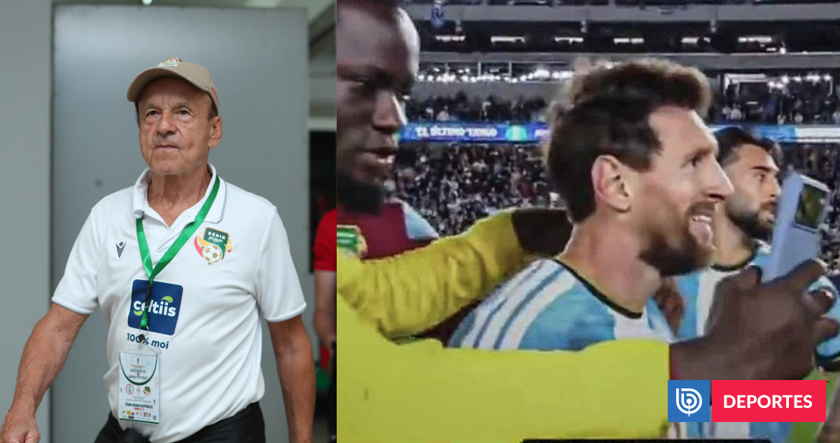 Entrenador de Benín acusó desaire hacia su equipo en despedida de Messi: "No nos dieron ni una foto"