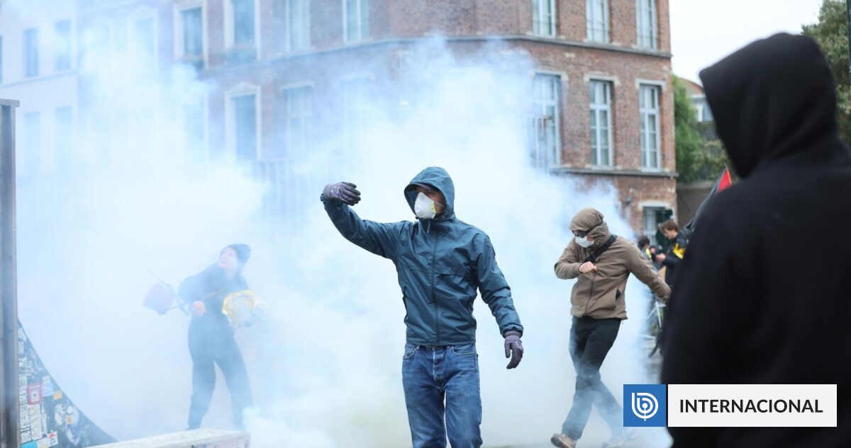 VIDEOS | No sólo en Francia: miles de estudiantes protestan contra el Gobierno en Bélgica