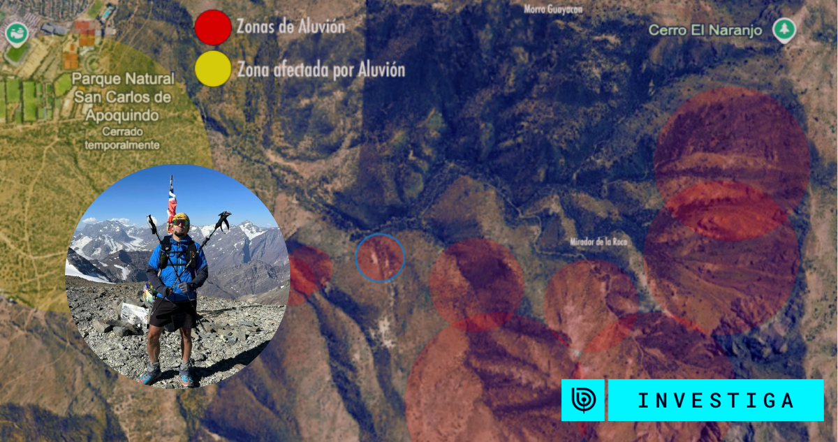 "Escenarios reales de riesgo": el deportista que predijo en febrero el aluvión de Las Condes con IA