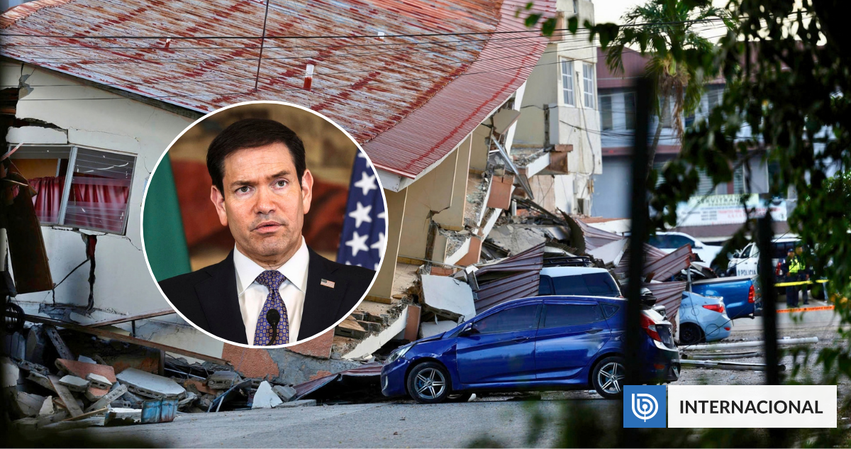 Marco Rubio anuncia envío de ayuda de EEUU a Panamá tras terremoto 7,7
