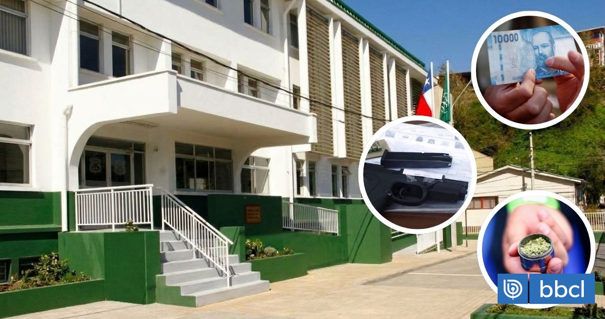 Fiscalía Militar investiga hallazgo de drogas, armas y dinero falso ocultos en comisaría de Talcahuano