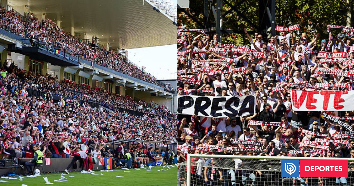 Hinchas del Rayo Vallecano lanzaron aviones de papel a la cancha en protesta: partido se suspendió