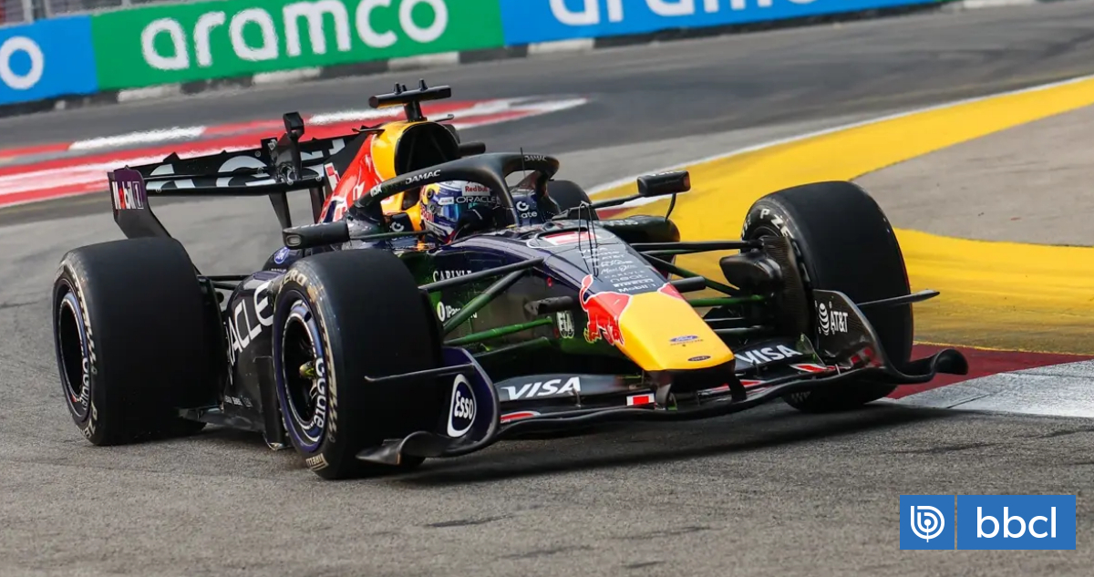 Verstappen sigue firme y se quedó con la qualy del GP de Singapur: piloto neerlandés largará primero