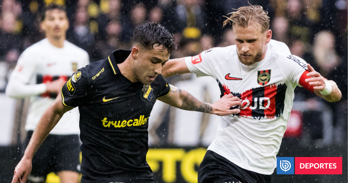 Lucas Assadi asistió en histórica derrota del AIK por la Liga de Suecia: chileno jugó los 90 minutos