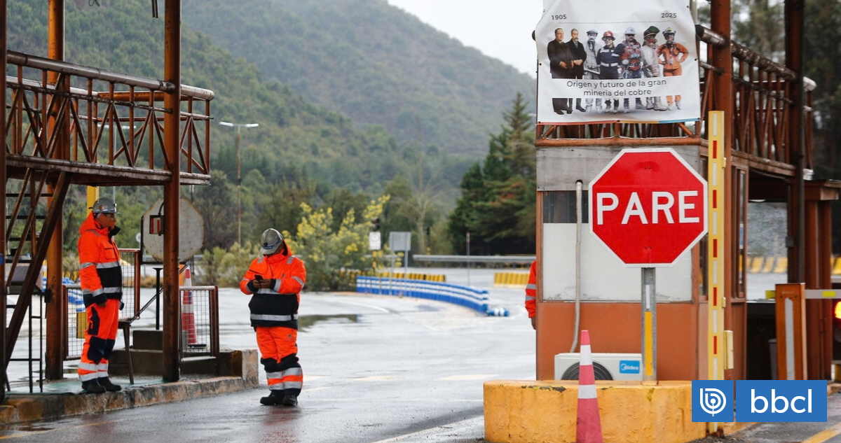 Familia confirma muerte de trabajador tras alud de barro en mina El Teniente de Codelco