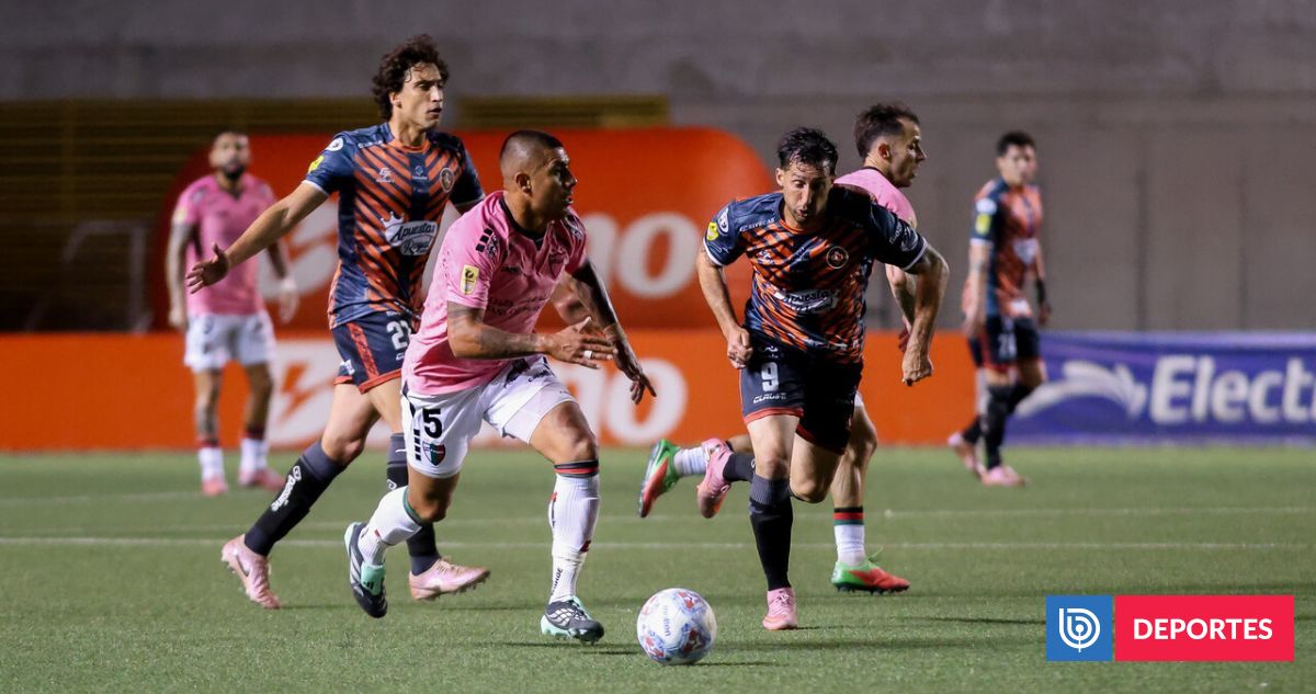 Deportes Limache y Palestino igualaron en un intenso y atractivo duelo de La Liga de Primera