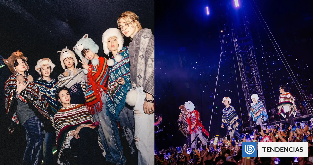 BTS cierra su último concierto en Perú con miembros vestidos con ponchos: Chile es la siguiente parada