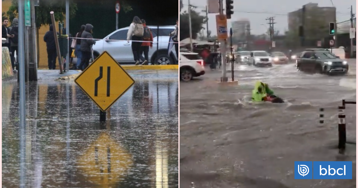 Ñuñoa fue una de las comunas más afectadas por tormenta: Sichel anuncia querella por paso bajo nivel