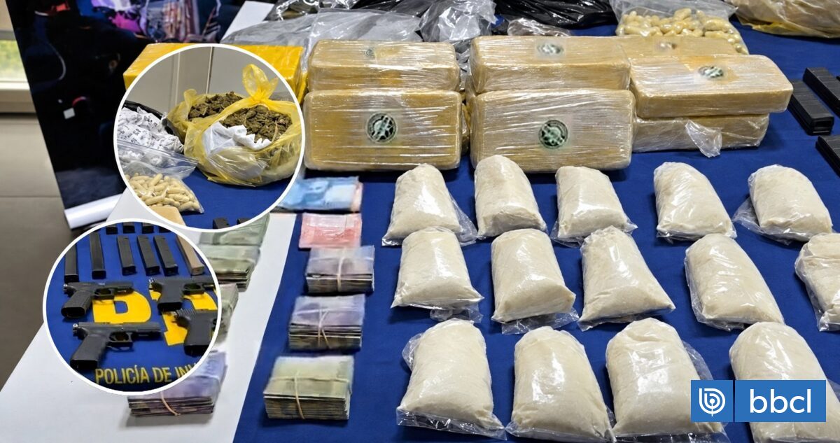 Cae el "Watón Nacho" en Lampa: narcotraficante fue detenido junto a más de $200 millones en drogas