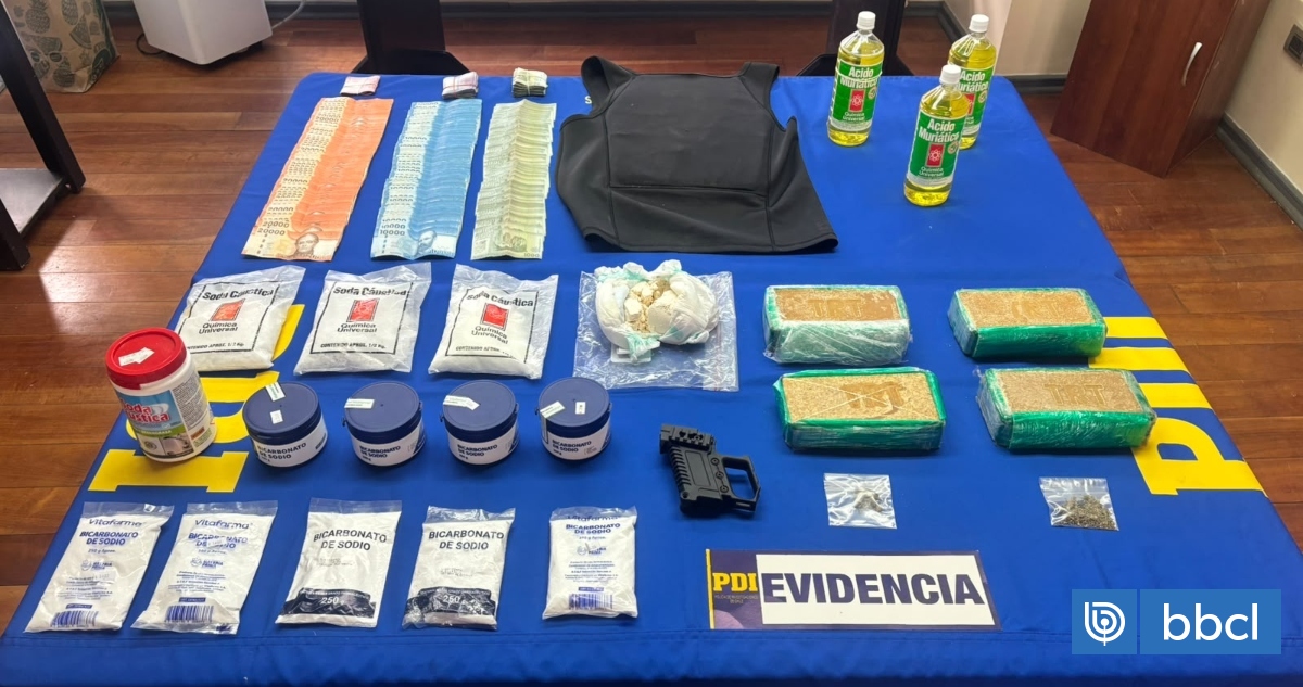 Departamento del casco histórico de Concepción era usado como laboratorio artesanal para abultar droga