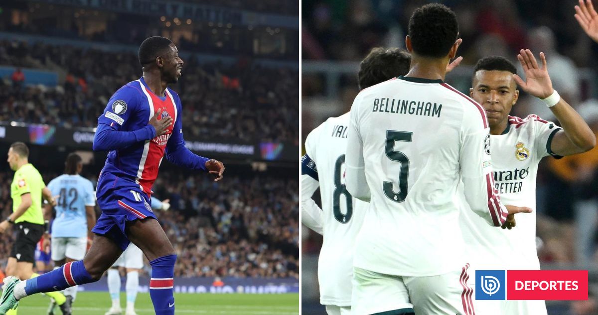 Champions League: Real Madrid le ganó a la Roma con remontada y PSG hizo sufrir al City en Inglaterra
