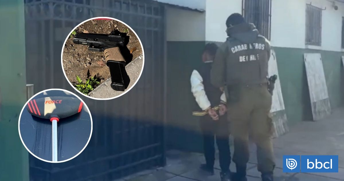 2 detenidos deja balacera para conmemorar a barrista de la "U" en Maipú: se encontraron 70 casquillos