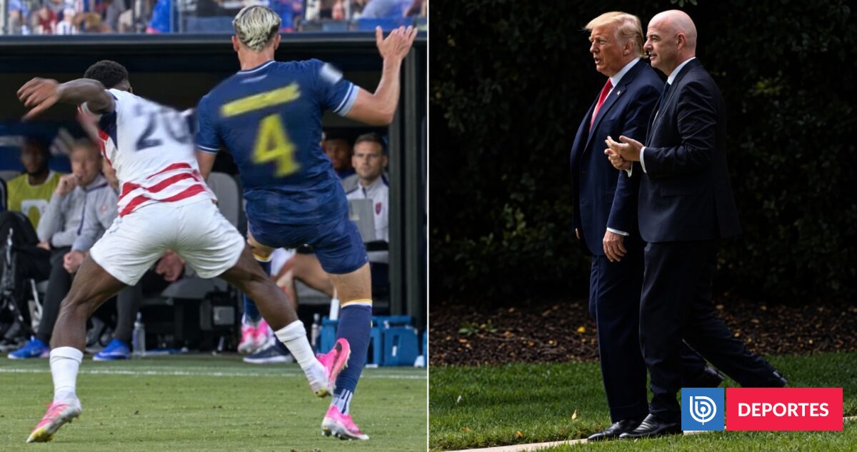 Reportaje revela que Infantino prometió a Trump anular la roja a Balogun: "Una llamada y listo"