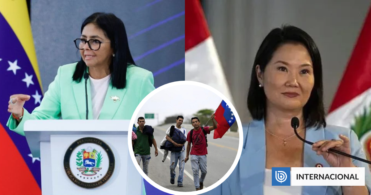 Delcy Rodríguez propuso a Keiko Fujimori activar retorno seguro de venezolanos a su país