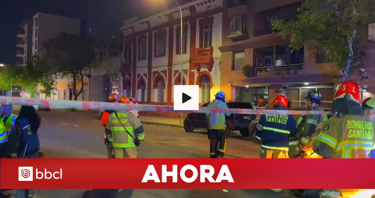 Colapso parcial de casona en Santiago Centro fuerza evacuación de edificio residencial colindante