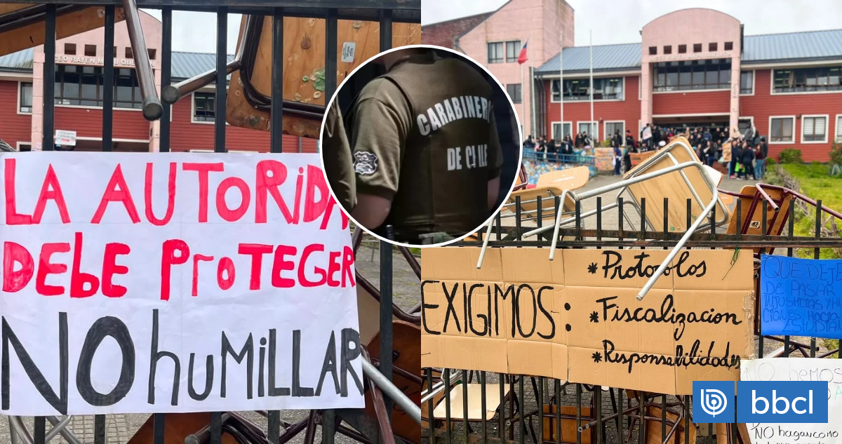 Formalizan a carabinero por obligar a estudiante a desvestirse frente a compañeros en liceo de Quellón