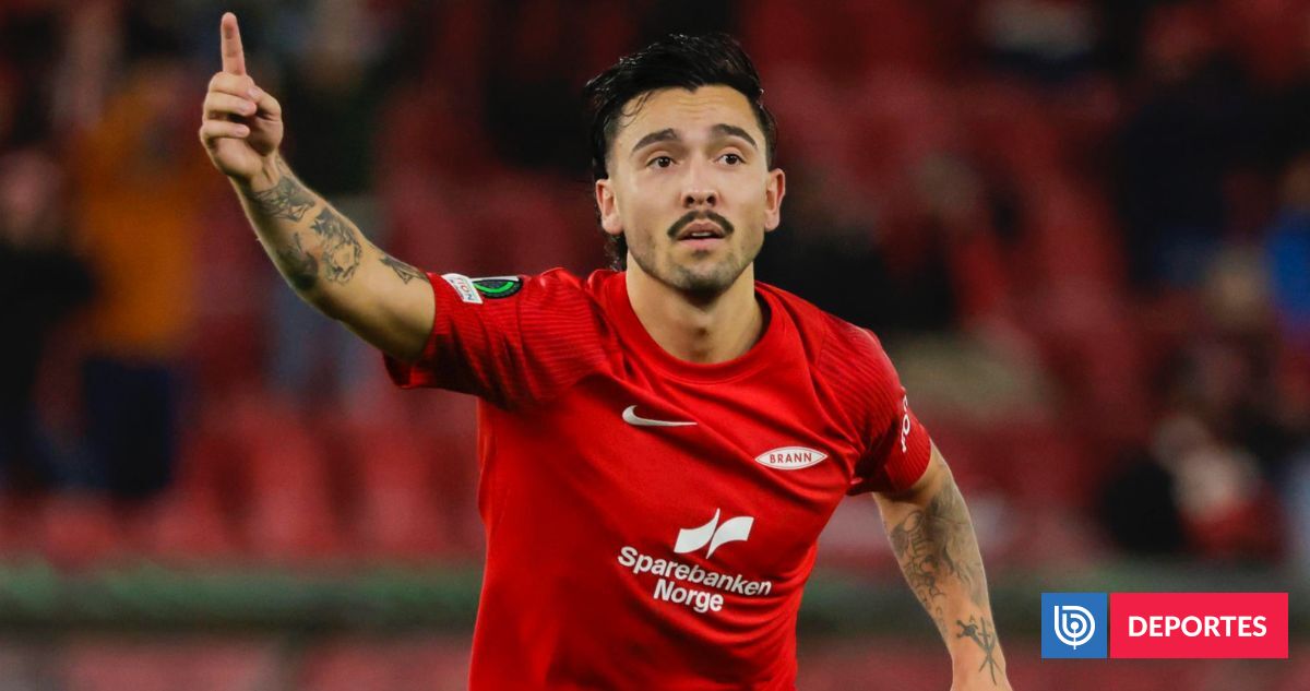 Jugó en La Roja y brilló en la Conference League: así fue el doblete de Niklas Castro por el Brann