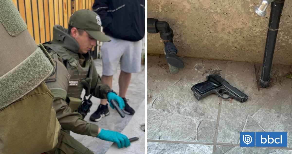 Hallan arma de fuego en antejardín de casa en Puente Alto: habría sido usada en asalto este sábado