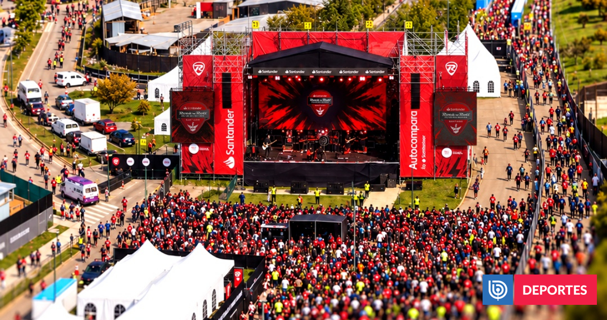 Rock N' Roll Running Series rompió récord en Santiago: carrera contó con más de 6 mil corredores