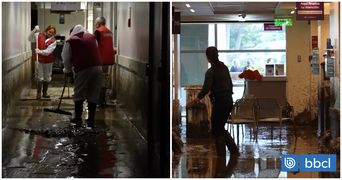A semanas del aluvión en Las Condes: Clínica UC Christus permanece cerrada sin fecha de reapertura