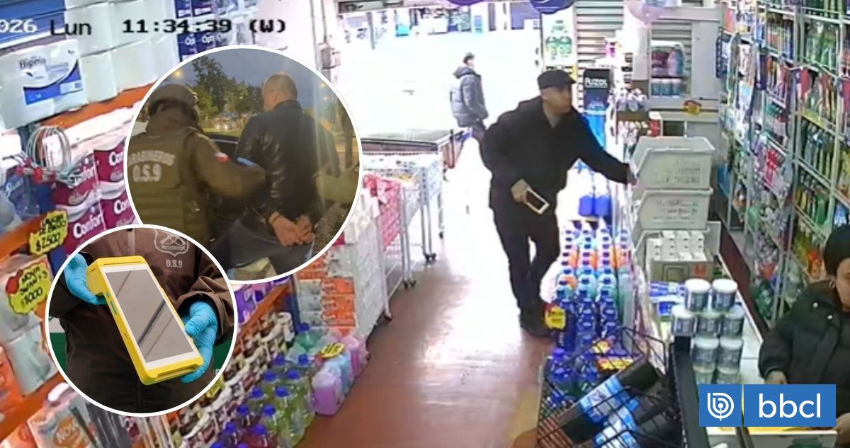 Con "cambiazo" de máquinas de pago: cae sujeto que estafó a varios locales de la RM junto a su pareja