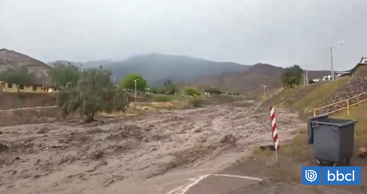 Senapred pide evitar acercarse a ribera del río Hurtado por alerta de crecida tras fuerte granizada