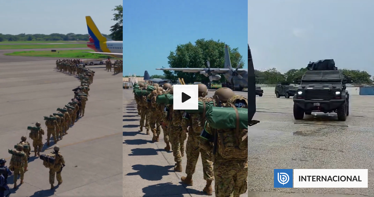 Bukele muestra despliegue militar de El Salvador en Haití para misión de rescate y niega invasión