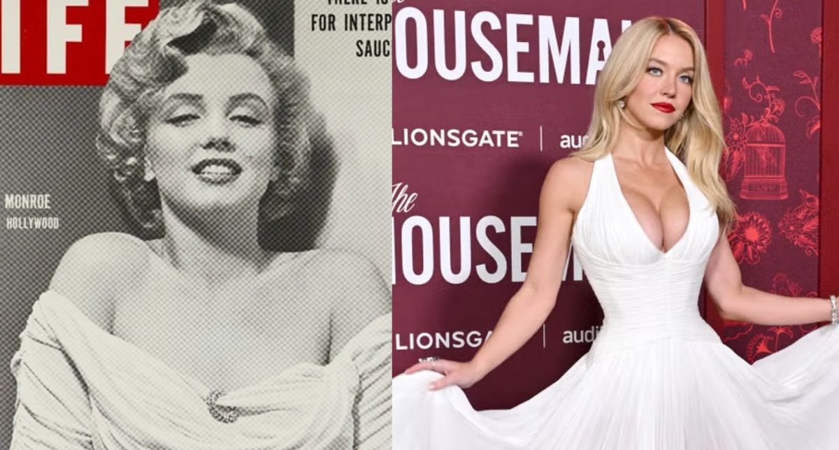 Sydney Sweeney y Marilyn Monroe