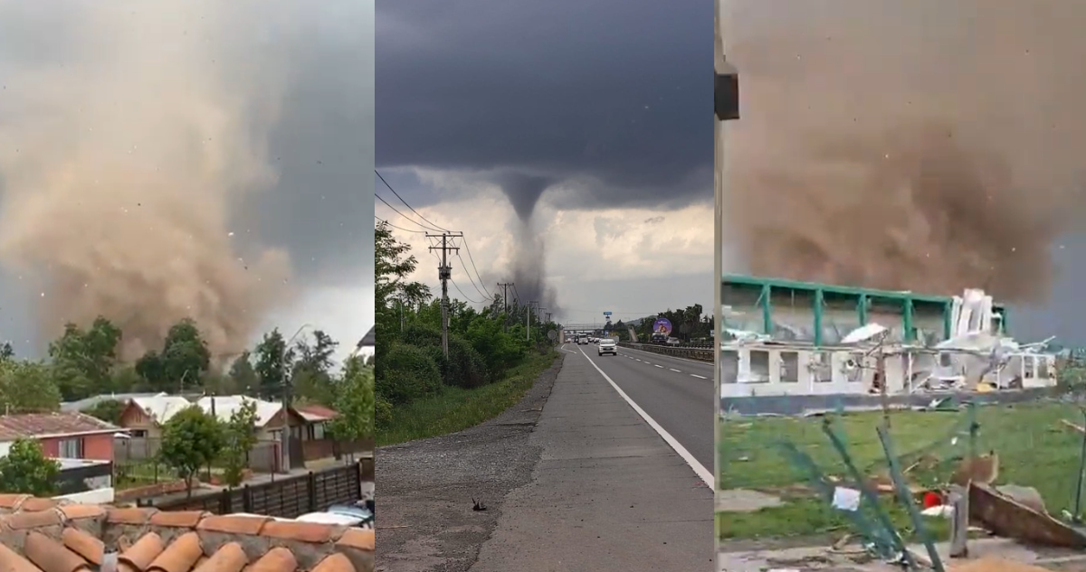 Tornado en Requínoa fue clasificado como EF2 por velocidad y daños ¿Qué significa?