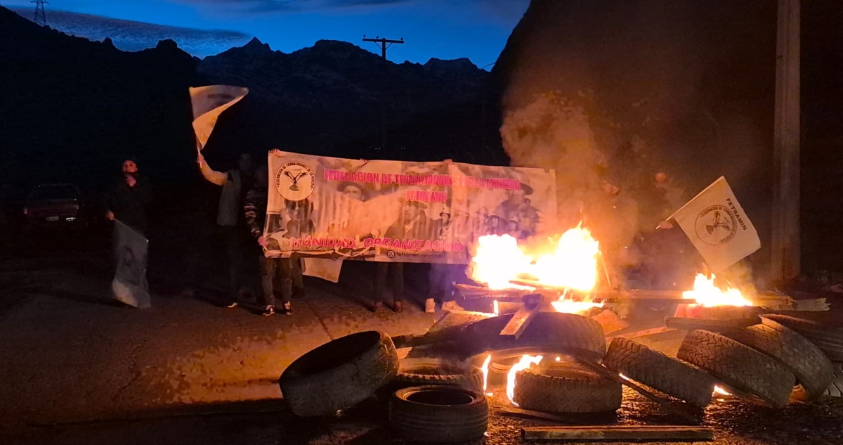 Trabajadores contratistas de Codelco División Andina inician paralización