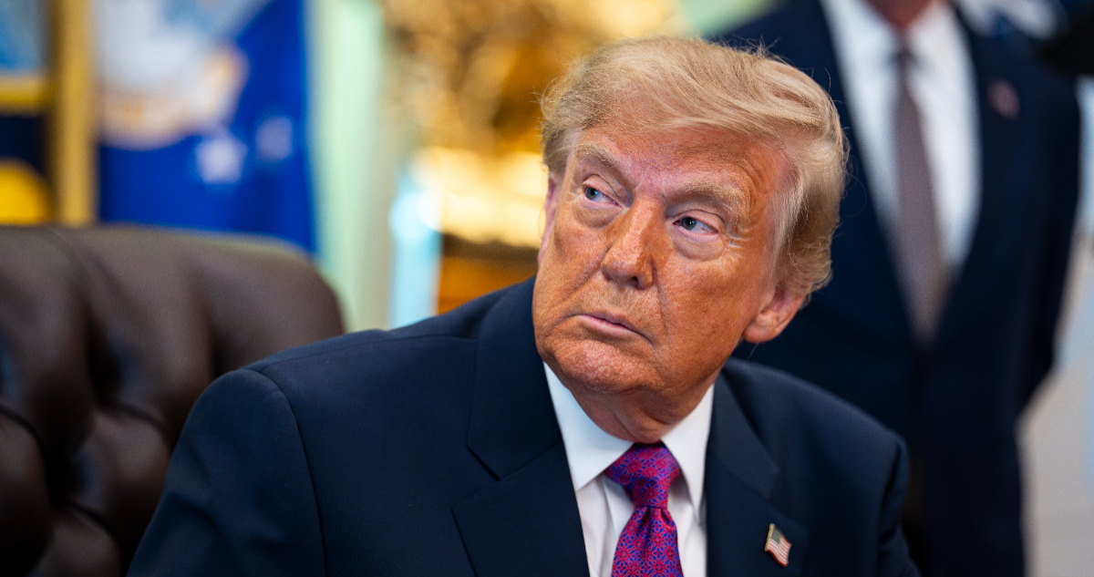 Foto de Donald Trump para ilustrar nota sobre la inteligencia artificial