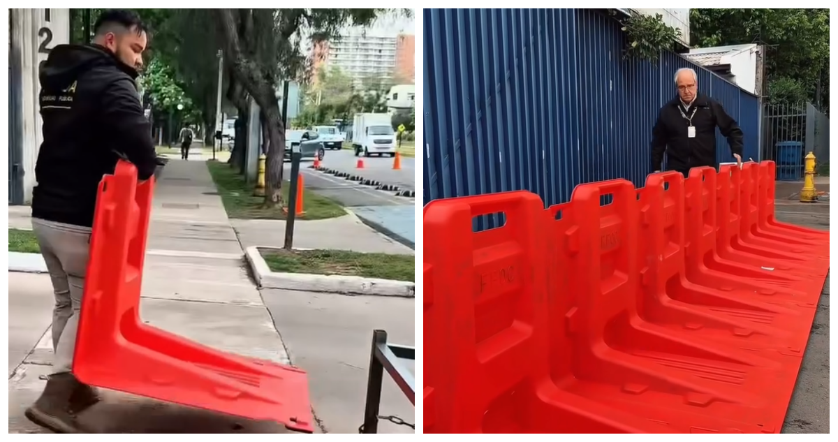 VIDEO | Ñuñoa instala barreras para contener el agua y no repetir inundaciones de la última tormenta