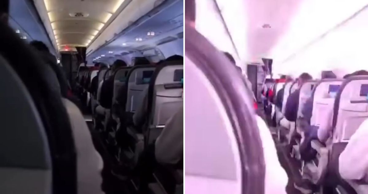 VIDEO | Pasajero graba instante en que un rayo impacta a un avión a minutos de aterrizar en Santiago