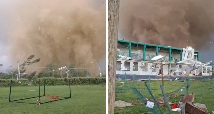 Tornado categoría 2 afecta a Rengo y Requínoa en O'Higgins: colegio resultó destruido