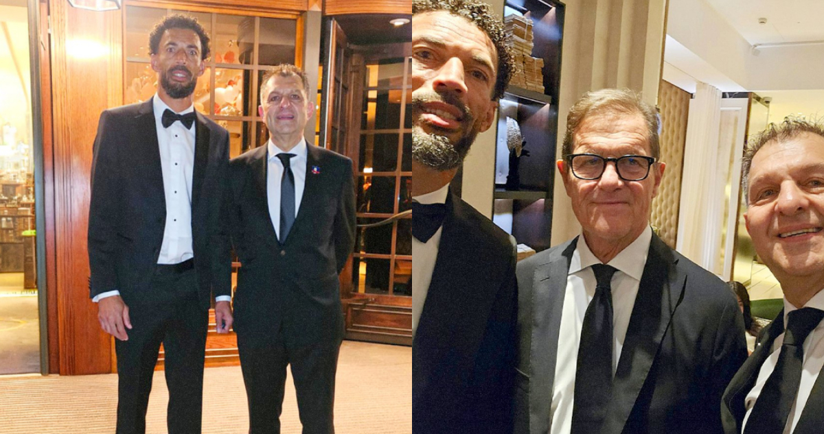 Vozinha y Aníbal Mosa se vistieron de gala para asistir al Balón de Oro: ambos llegaron contrarreloj