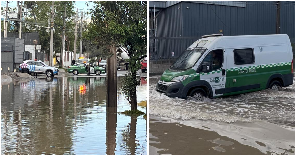 White emplaza al Gobierno por calles inundadas en San Bernardo y pide “mismo trato que Las Condes”